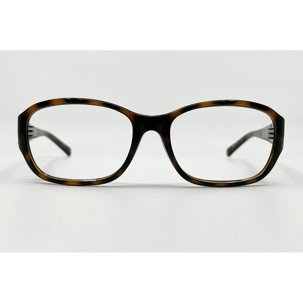 Guess Eyeglasses Women Brown Tortoise GU7265 E13 Rhinestone Logo 56-17-135